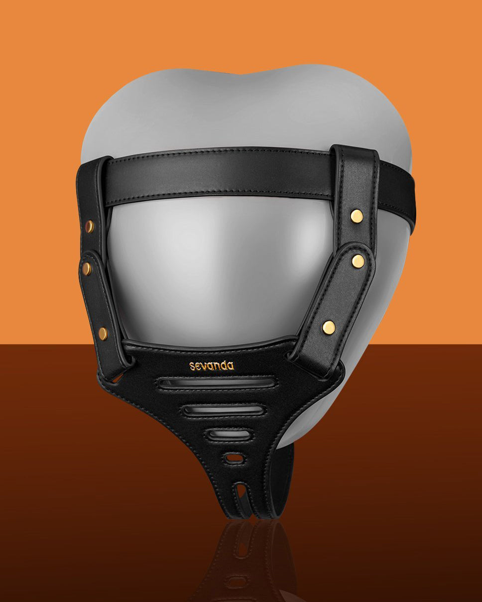 Leather Chastity Belt With Butt Plug - Chastity Belt - Sevanda