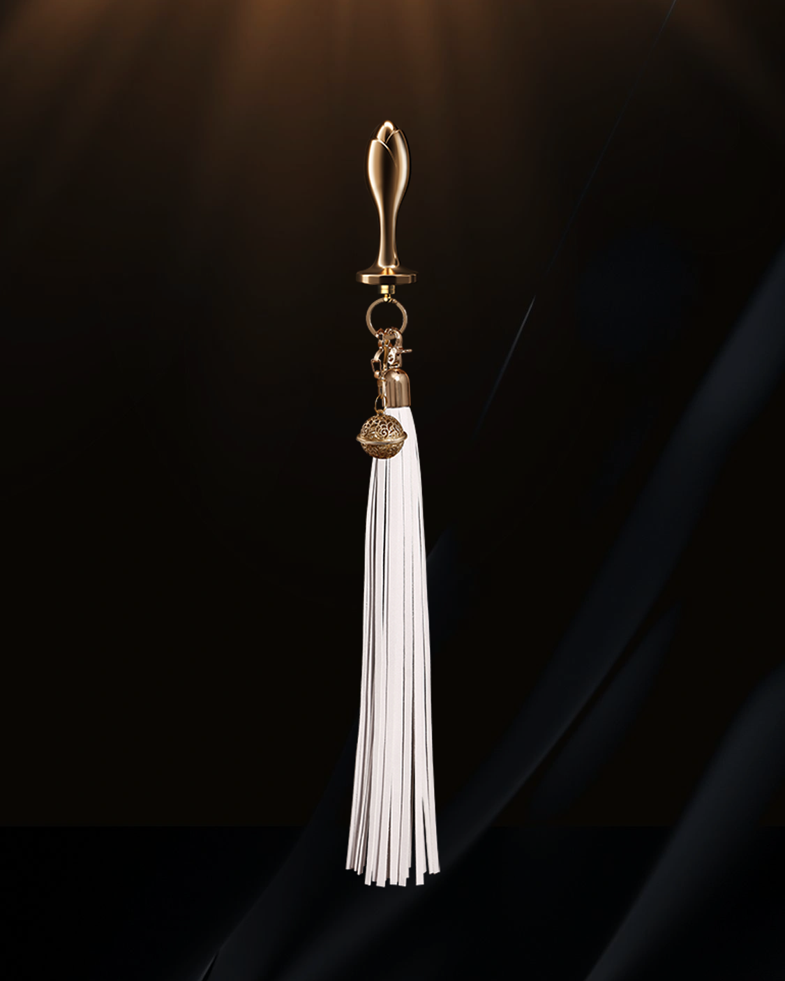 Metal Rose Butt Plug with Detachable Flogger - Anal Toys - Sevanda
