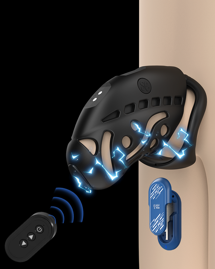 Nautilus Estim Remote Control Chastity Cage - Chastity Cage - Sevanda