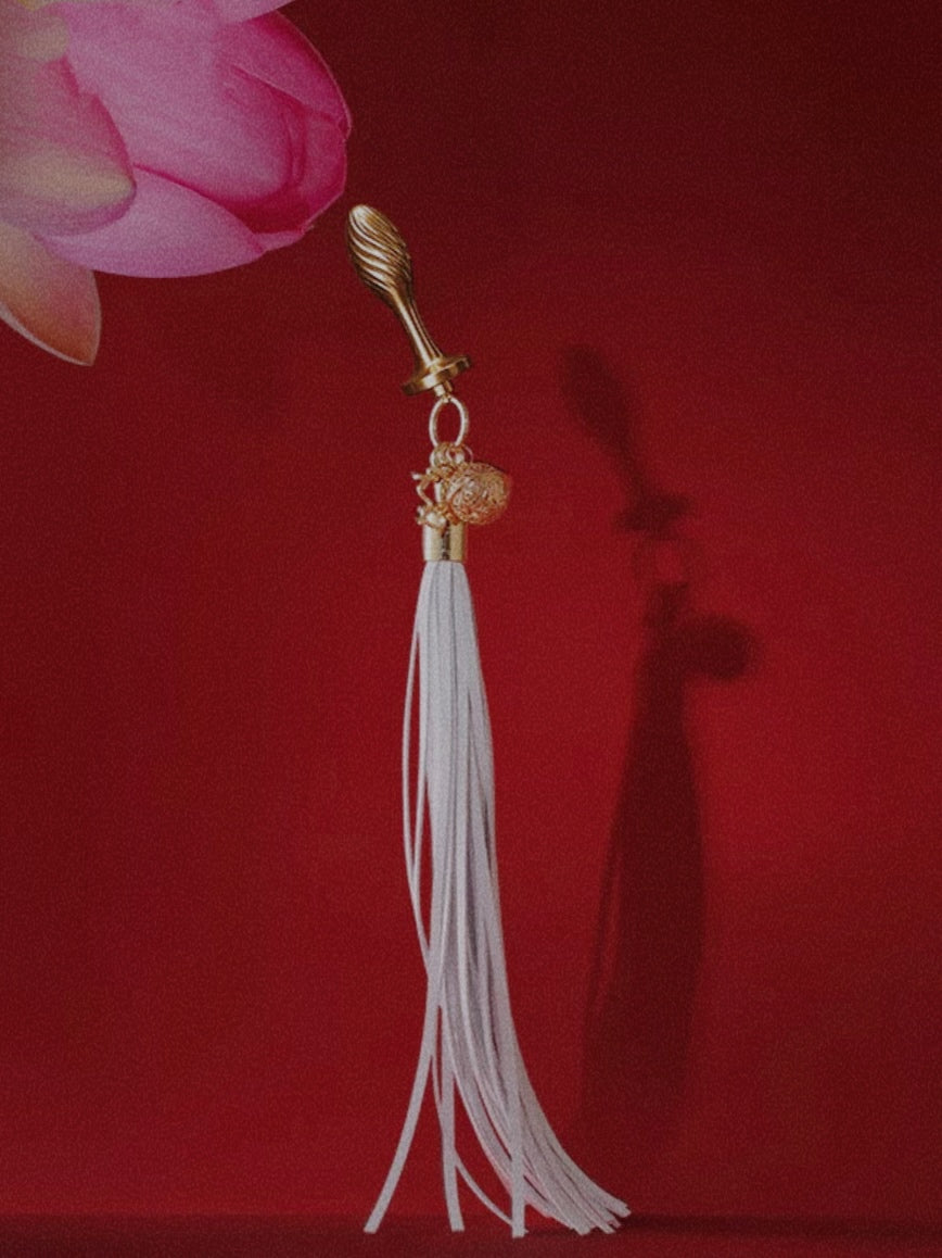 Metal Butt Plug with Detachable Flogger - Anal Toys - Sevanda