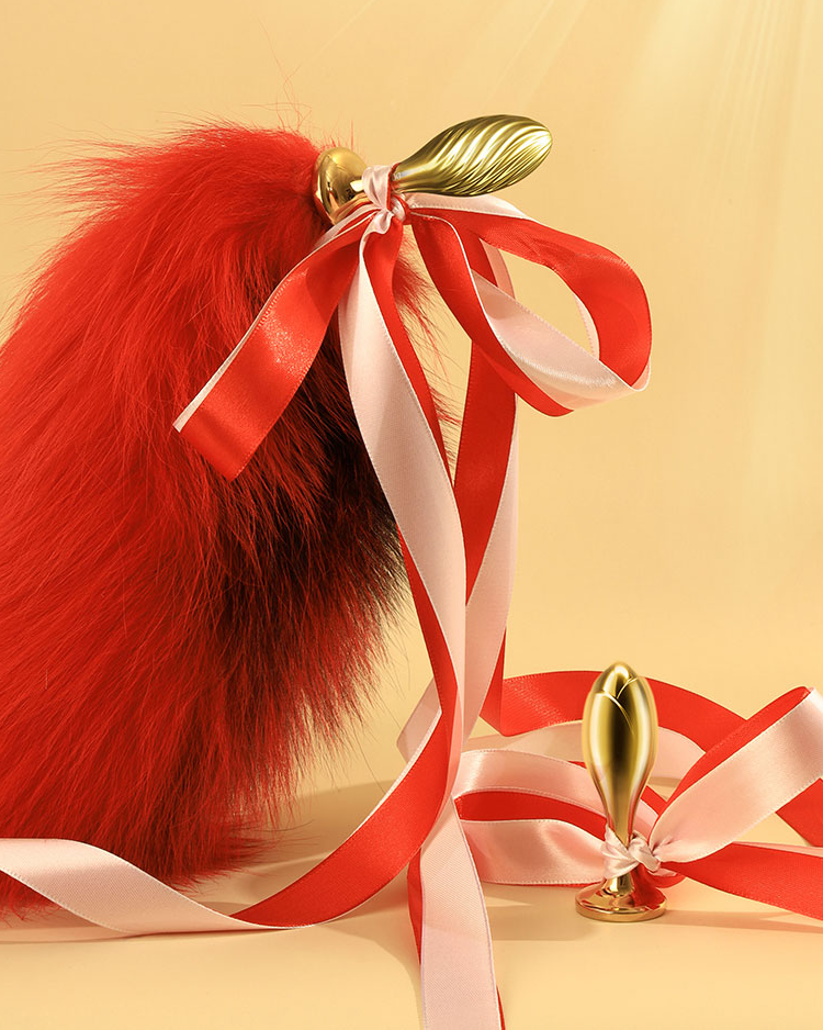 Red Fox Tail Anal Plug - Anal Toys - Sevanda