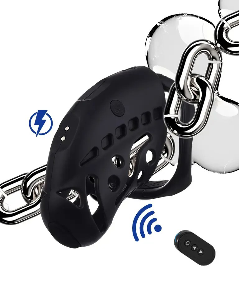 Nautilus Estim Remote Control Chastity Cage - Chastity Cage - Sevanda