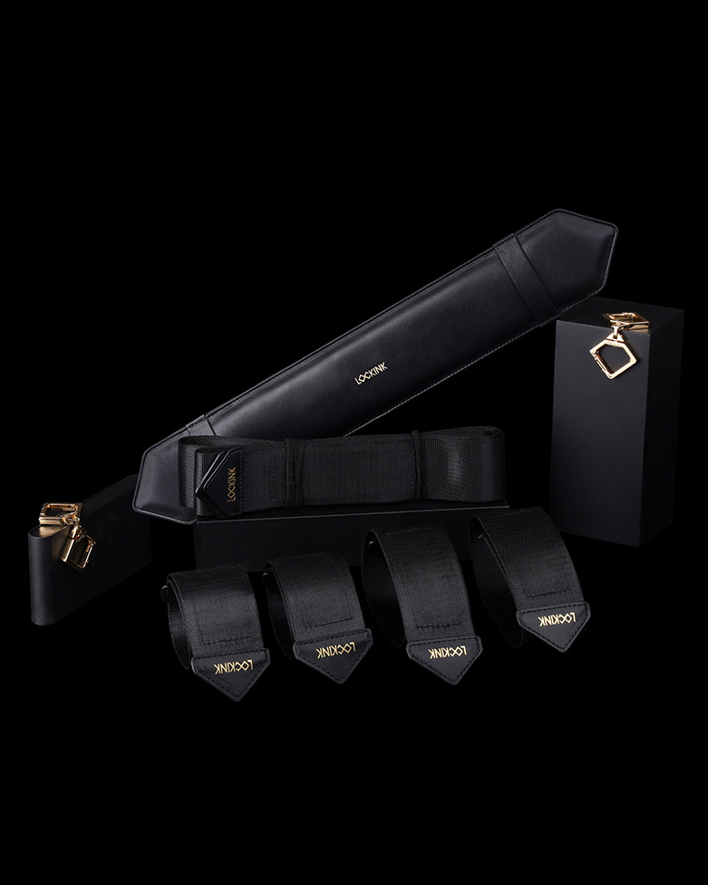 BDSM Adjustable Bed Restraint Kit - Bondage Set - Lockink
