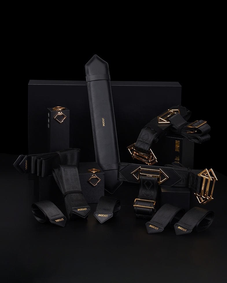BDSM Adjustable Bed Restraint Kit - Bondage Set - Lockink