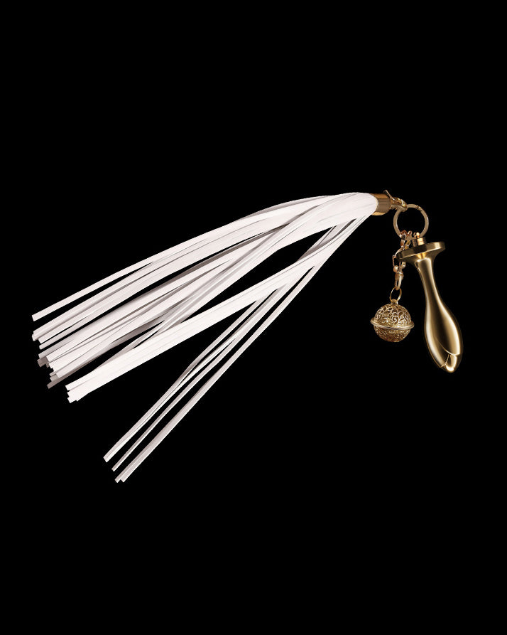 Metal Rose Butt Plug with Detachable Flogger - Anal Toys - Sevanda