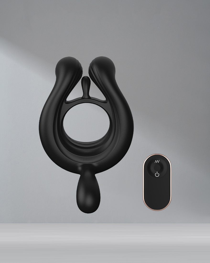 Remote Control Clit Stimulator Penis Ring Couples Vibrator - Vibrator - Roomfun
