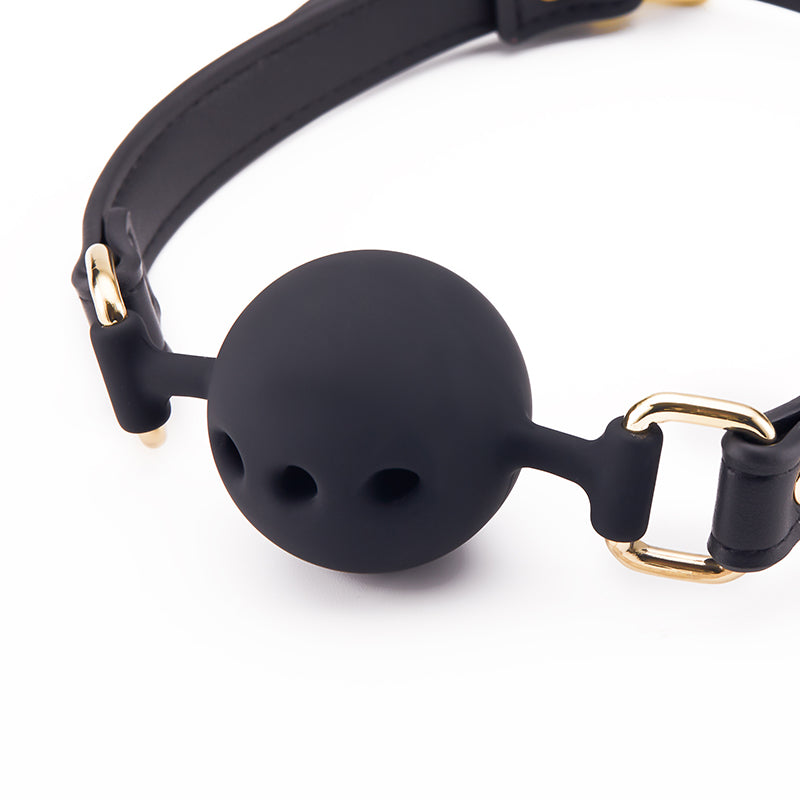 Silicone Open Mouth Gag With Breathable Holes - Gag - Roomfun