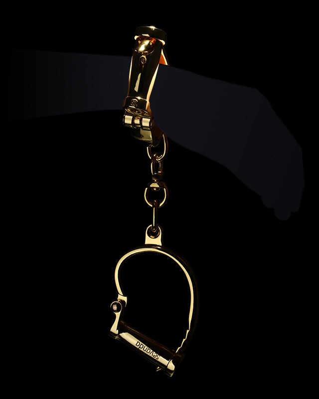Golden BDSM Bondage Handcuffs - Bondage Cuffs - Sevanda